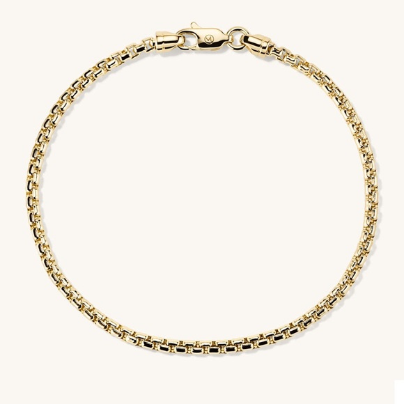Mejuri Round Box Chain Bracelet